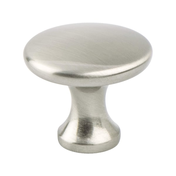 Berenson Contemporary Advantage Five Brushed Nickel Narrow Round Knob 9429-1BPN-P - main